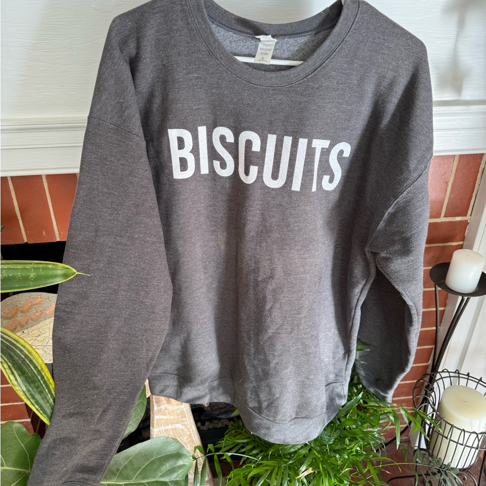 Biscuit Love Gray unisex Sweatshirt